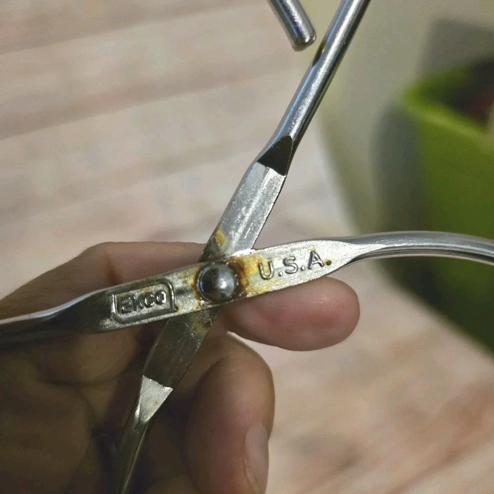 Vtg Ekco Kitchen Tongs 8.5
